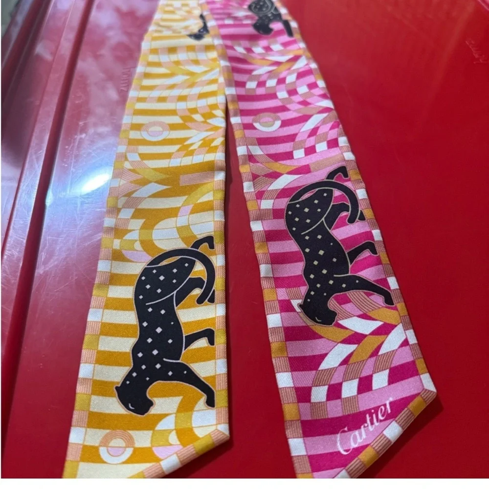 Cartier Panthere Scarf beautiful design New Never Worn Cartier London